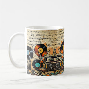 Caneca De Café Tocadores de Vinil Antigos