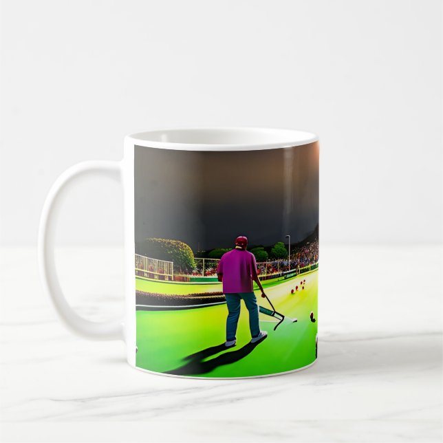 Caneca De Café Tocando Twilight Lawn Bowl, Café Mug (Esquerda)