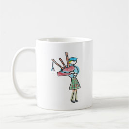 Caneca De Café Tocar Gaita de Fole