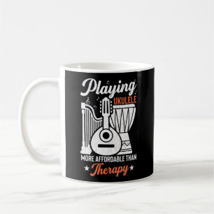 Caneca De Café Tocar Ukulele É Testemunha Musical