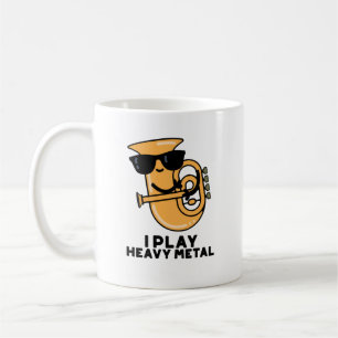 Caneca De Café Toco Tuba Engraçado De Metal Pesado