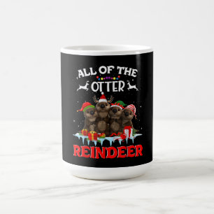 Caneca De Café Toda A Outra Reindeer Engraçada Outro Natal