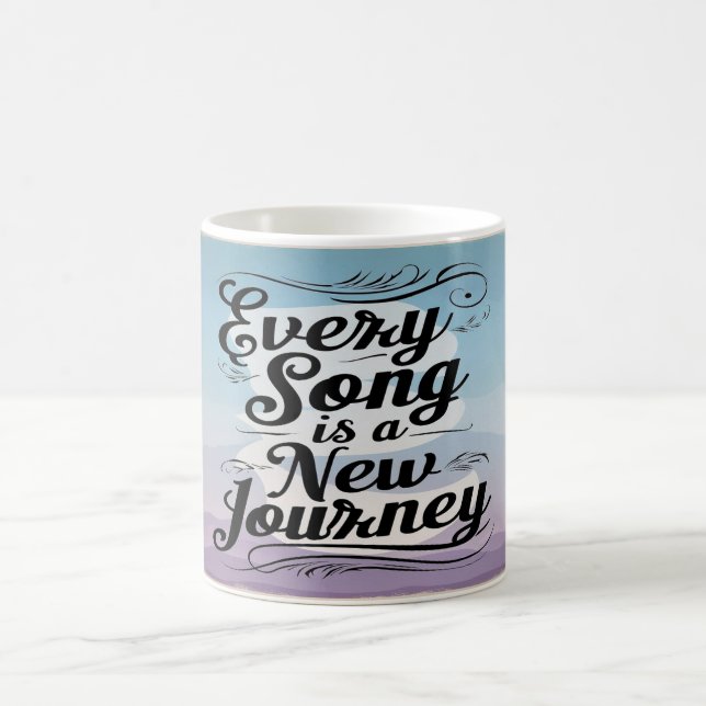 Caneca De Café Toda Canção É Uma Nova Jornada (Centro)