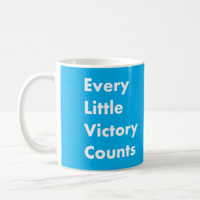 Caneca De Café Toda pequena vitória conta (Esquerda)