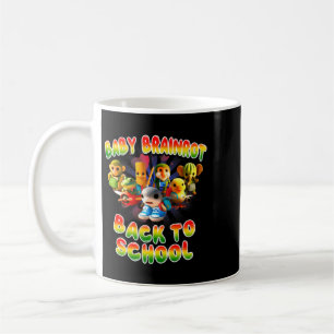 Caneca De Café Toda Rotina Cerebral Italiana Para Bebês De Volta