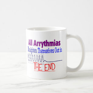 Caneca De Café Todas as arritmias se endireitam TERMINAM para