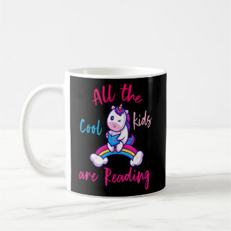 Caneca De Café Todas As Crianças Legal Estão Lendo Vintage De Liv
