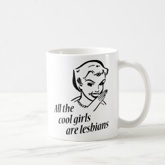 Caneca De Café Todas as meninas legal são lésbica