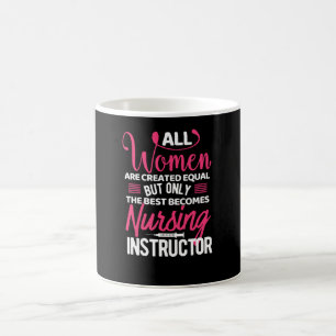 Caneca De Café Todas as mulheres são criadas instrutoras de trat