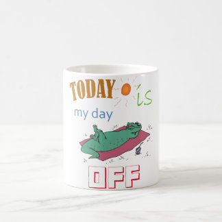 Caneca De Café "Today is my day off" Funny Mug
