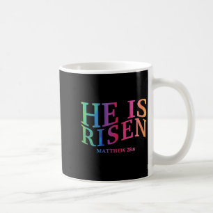 Caneca De Café Toddler Ele É Risen Páscoa Cristã Irmã Da