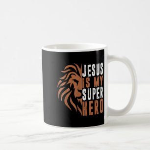 Caneca De Café Toddler Jesus É Meu Super Herói Cristão Deus Filho