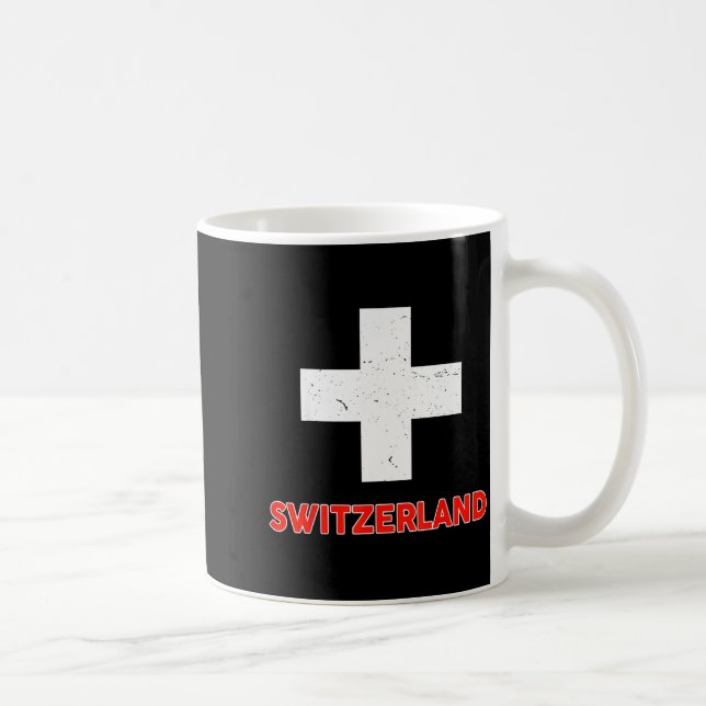 Caneca De Café Toddler Swiss-shirt Switzerland Flag Baby Kids Boy (Direita)