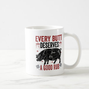 Caneca De Café Todo Bumbum Merece Um Bom Fumar De Porco Engraçado