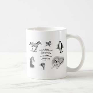 Caneca De Café Todo o excelente das criaturas e pequeno: Animais: