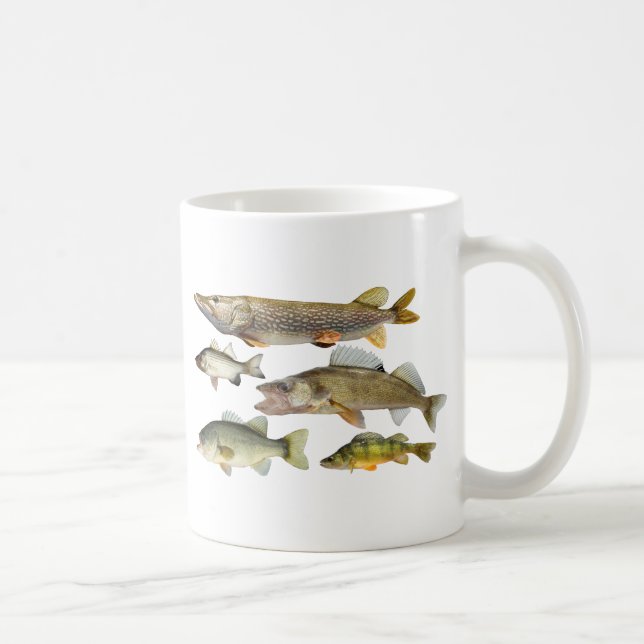 Caneca De Café Todo-Peixes (Direita)
