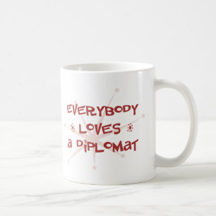 Caneca De Café Todos ama um diplomata