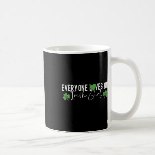 Caneca De Café Todos Amam Uma Garota Irlandesa Trevo de Quatro Fo