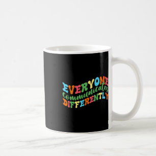 Caneca De Café Todos Comunicam de Maneira Diferente Autismo Fala