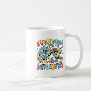Caneca De Café Todos Comunicam Diferentes Autismo 1 de Fala