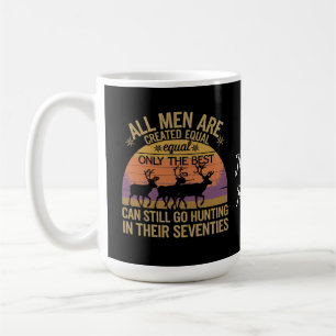 Caneca De Café Todos Homens Iguais Vão Caçando Anos setenta ao Ar