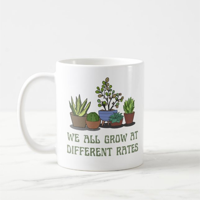 Caneca De Café todos nós crescemos em ritmos diferentes amante de (Esquerda)