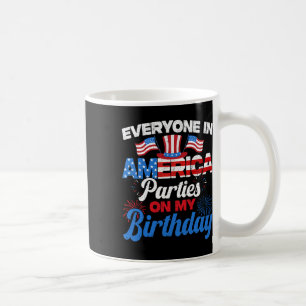 Caneca De Café Todos Nos Partidos Americanos No Meu Aniversário,