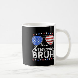 Caneca De Café Todos os Americanos Bruh Funny Kids Teen Boys Patr