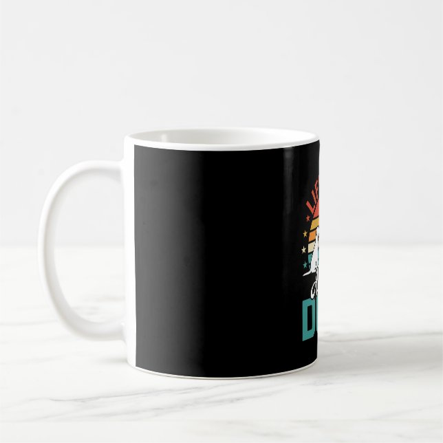 Caneca De Café Todos Os Cães Amante De Cães Retrô (Esquerda)