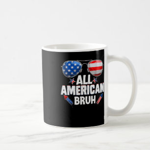 Caneca De Café Todos Os Homens Americanos Bruh 4 De Julho