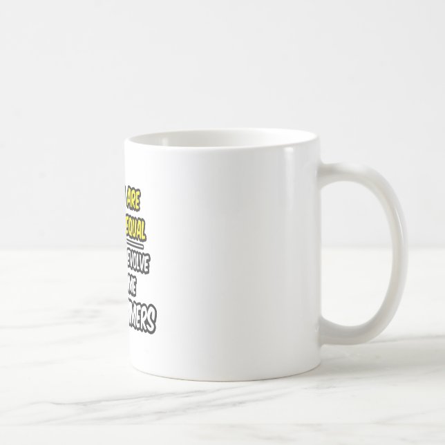 Caneca De Café Todos Os Homens São Criados Iguais...Programadores (Direita)