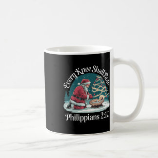 Caneca De Café Todos Os Joelhos Devem Arco Jesus Papais noeis Cri