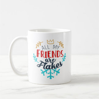 Caneca De Café Todos Os Meus Amigos São Flakes Mug - Feliz Natal