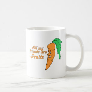 Caneca De Café Todos os meus amigos são frutas 2