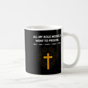 Caneca De Café Todos Os Meus Ídolos Foram Presos Jesus Engraçado 