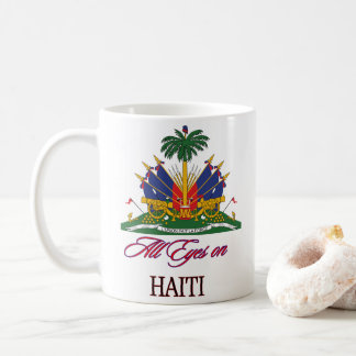 Caneca De Café Todos os olhos no Haiti