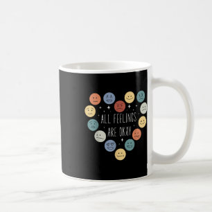 Caneca De Café Todos Os Sentimentos São Ok, Mês de Consciência Me