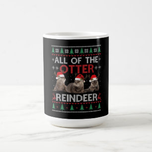 Caneca De Café Todos Os Suéteres Feios De Natal De Reindeer