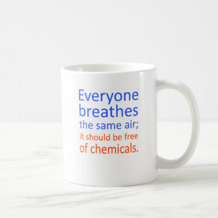 Caneca De Café Todos respira o mesmo ar;
