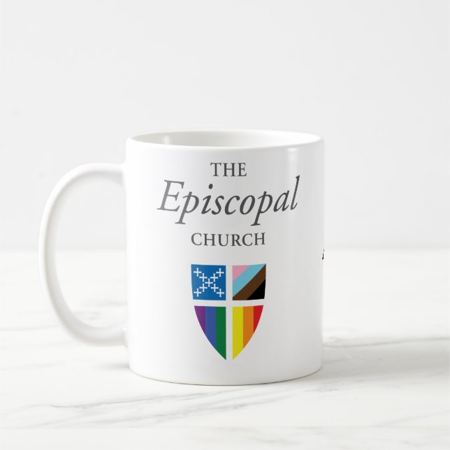 Caneca De Café Todos são bem-vindos a Igreja Episcopal Mug (Esquerda)