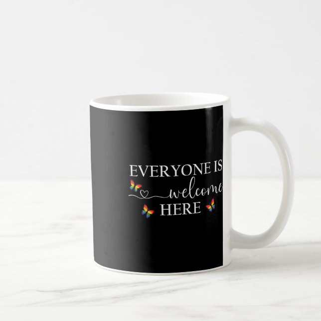 Caneca De Café Todos São Camisa De Boas-Vindas1 (Direita)