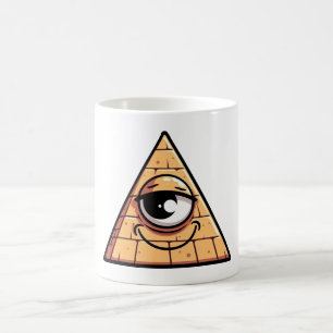 Caneca De Café Todos vendo o olho da pirâmide