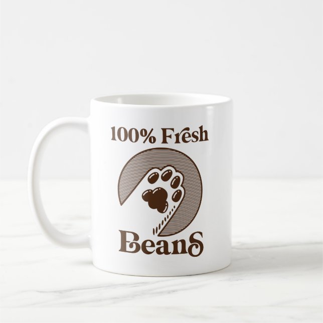 Caneca De Café Toe Beans Cat Mug (Esquerda)