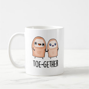Caneca De Café Toe-gether Big Toe Pun