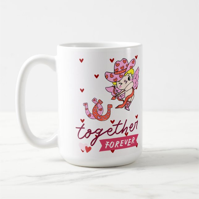CANECA DE CAFÉ TOGETHER FOREVER COUNTRY STYLE  (Esquerda)