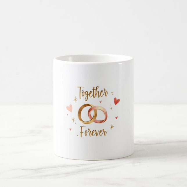 Caneca De Café Together Forever Romantic Mug (Centro)