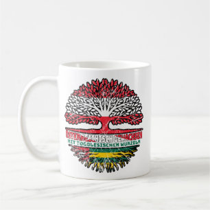 Caneca De Café Togo Togoisch Österreichisch Österreich Baum