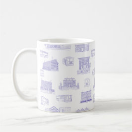 Caneca De Café Toile de MÃES Salem Históricas