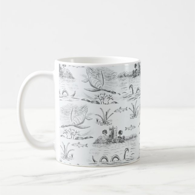 Caneca De Café Toile Loch Ness (Esquerda)