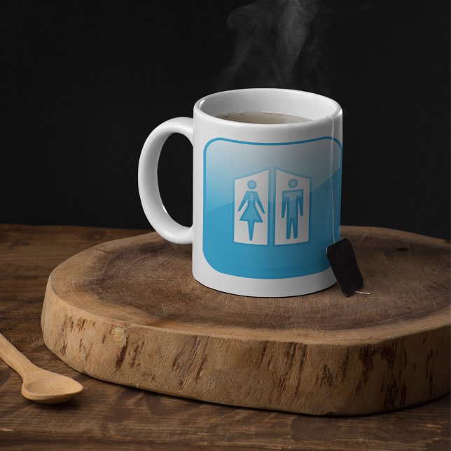 Caneca De Café Toilets Icon Coffee Mug (Criador carregado)